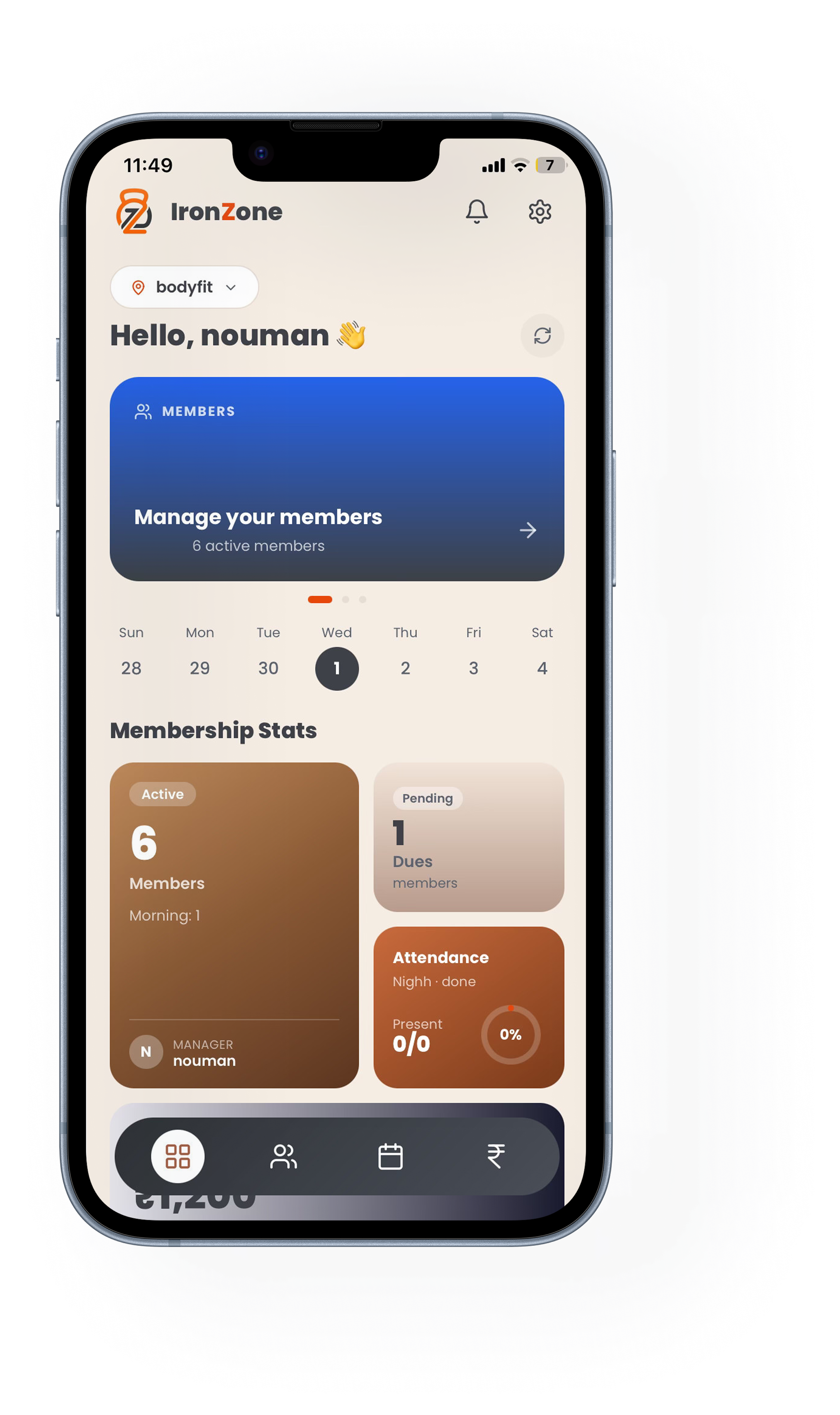 IronZone Dashboard